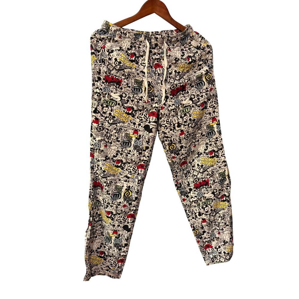 Walt Disney Disneyland mickey All Over Print Jogger Pants Multicolor Graphic